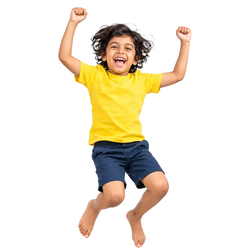 excited kid